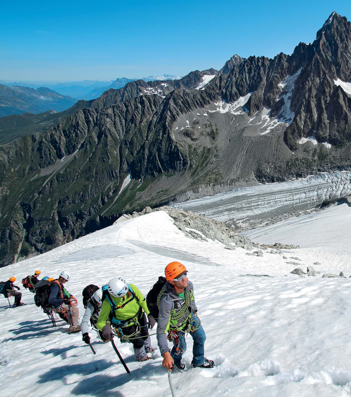 Au cœur des glaciers du mont Blanc