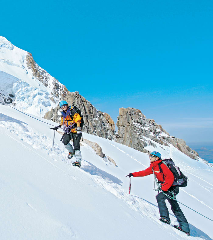I hjertet af Mont Blancs gletsjere