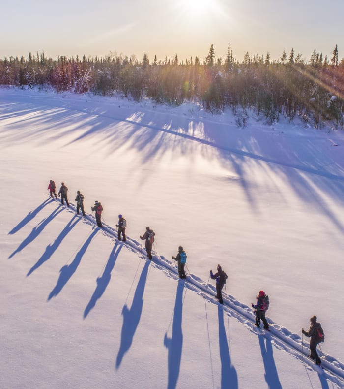 Aventures et aurores boréales en Laponie