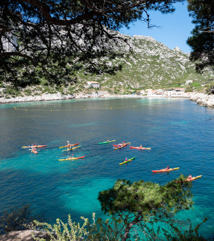 Break 4 jours / 4 nuits  Découverte des calanques en Kayak de mer