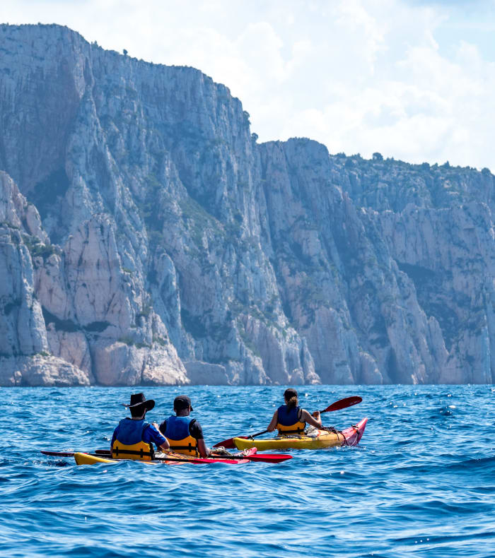 Break 4 jours / 4 nuits  Découverte des calanques en Kayak de mer