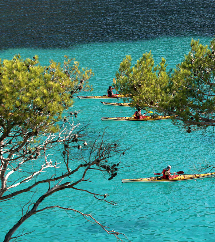 4 dages / 4 nætters "Break" – udforskning af calanques i havkajak