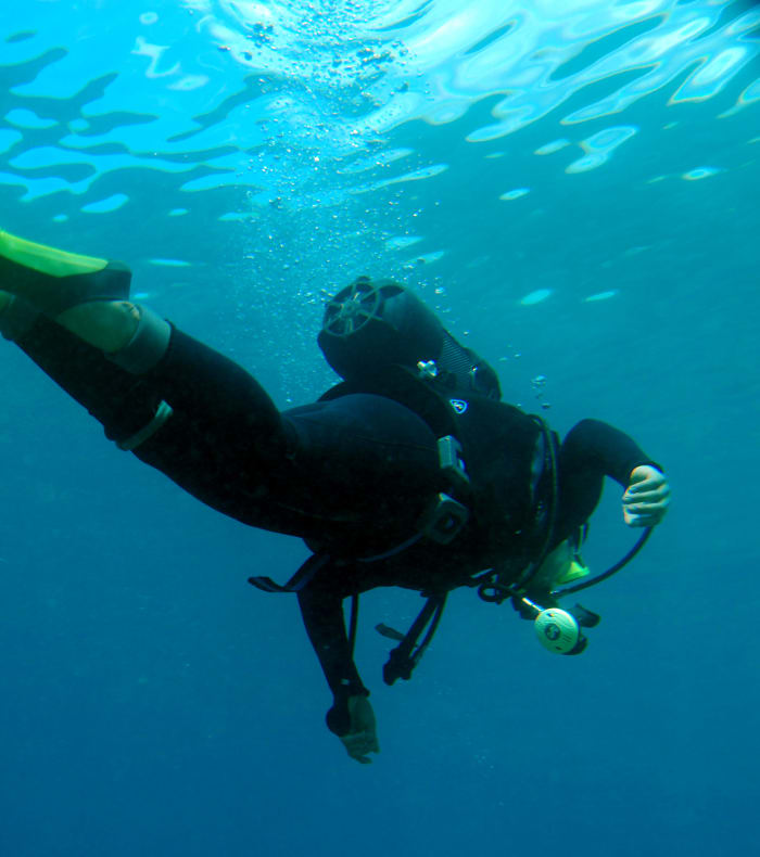 “Break” 4 dage 4 nætter, selvstændig dykning