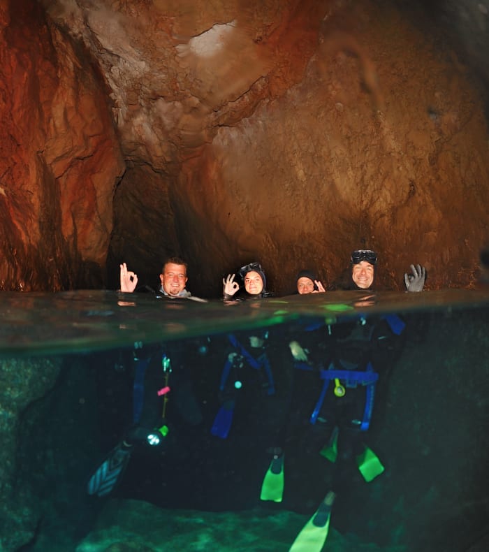 4-dages pause, selvstændig dykning - særlige forårsbroer