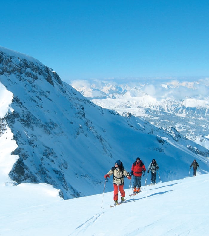 Fire dages pause Val Ferret Italien