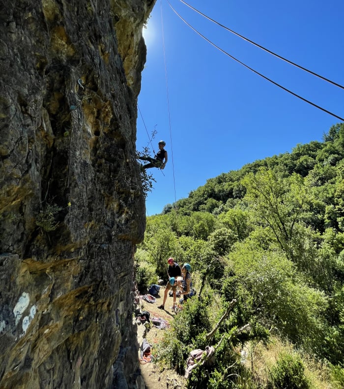 Break escalade Larzac - Arrière pays de Montpellier