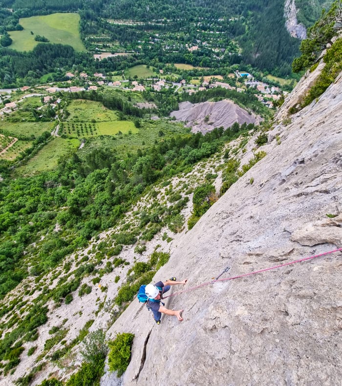 Camp Escalade initiation grandes voies