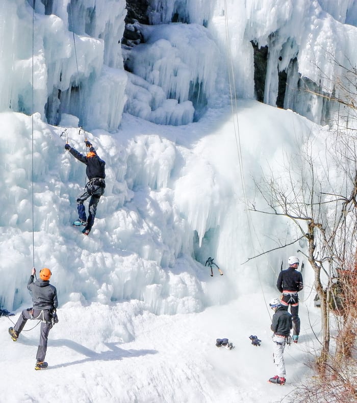 Cascades de glace débutant - Queyras