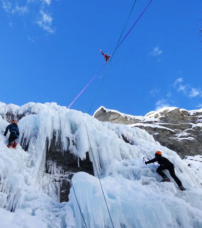 Cascades de glace débutant - Queyras