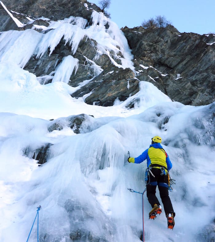 Cascades de glace perfectionnement
