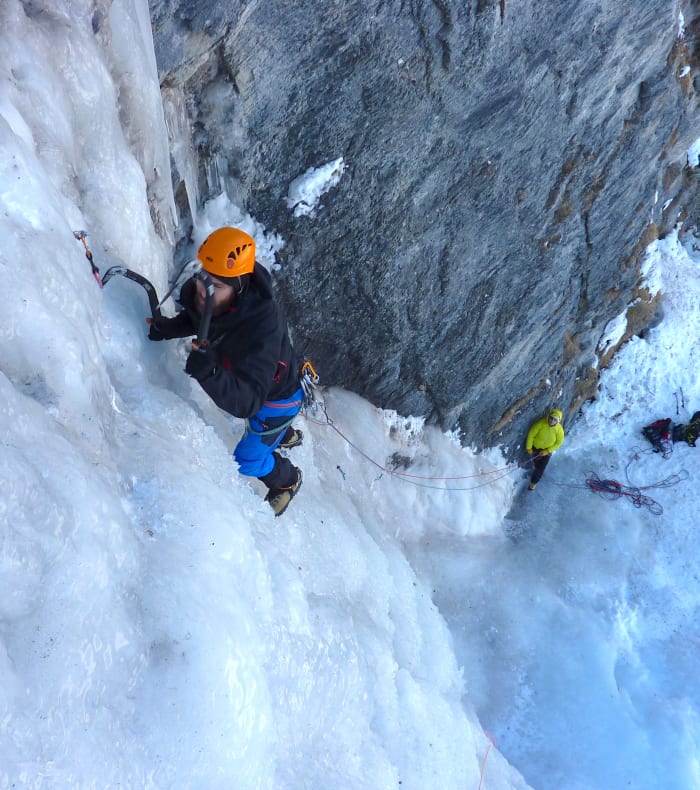 Cascades de glace perfectionnement