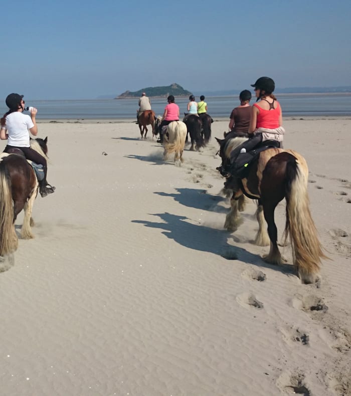 Chevauchée mythique au Mont Saint Michel version 3 jours en campement