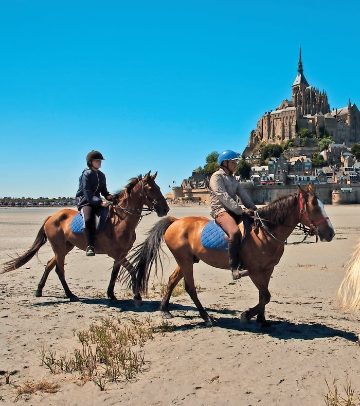 Chevauchée mythique au Mont Saint Michel version 4 jours