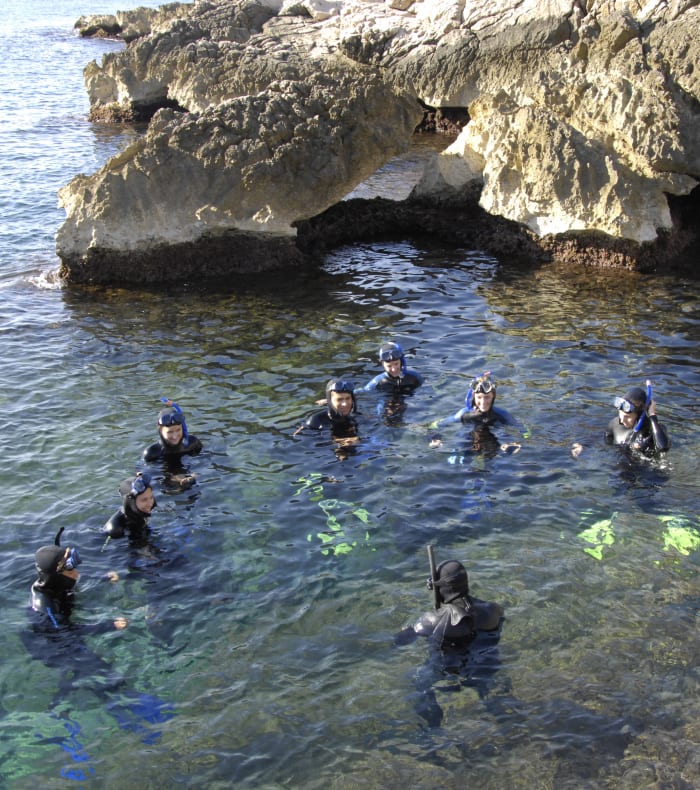 Découverte de la plongée (niveau PE12) et Multisports sur la Côte Bleue