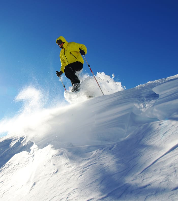 Opdagelse af offpiste-ski