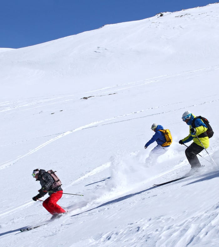 Découverte du ski hors-piste Mi-temps