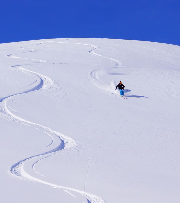 Opdagelse af off-piste skiløb deltid