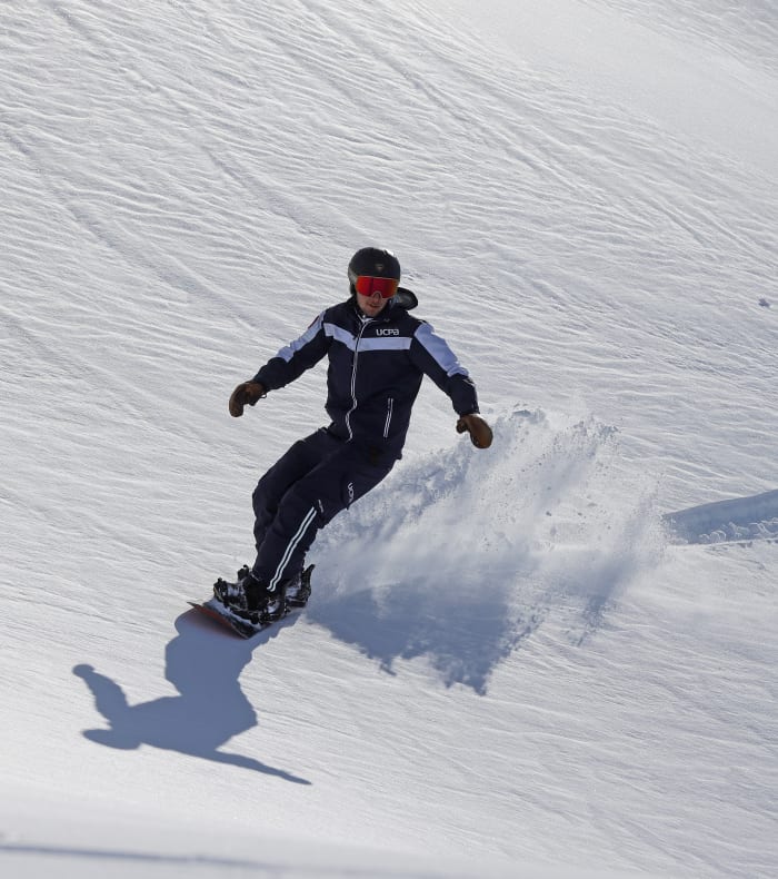 Découverte du snowboard hors-piste