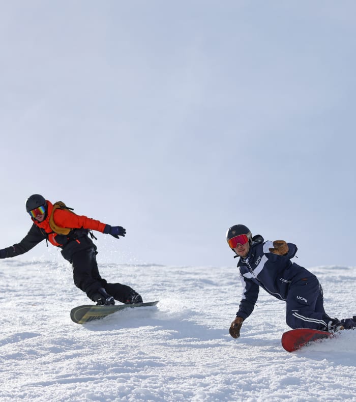 Découverte du snowboard hors-piste