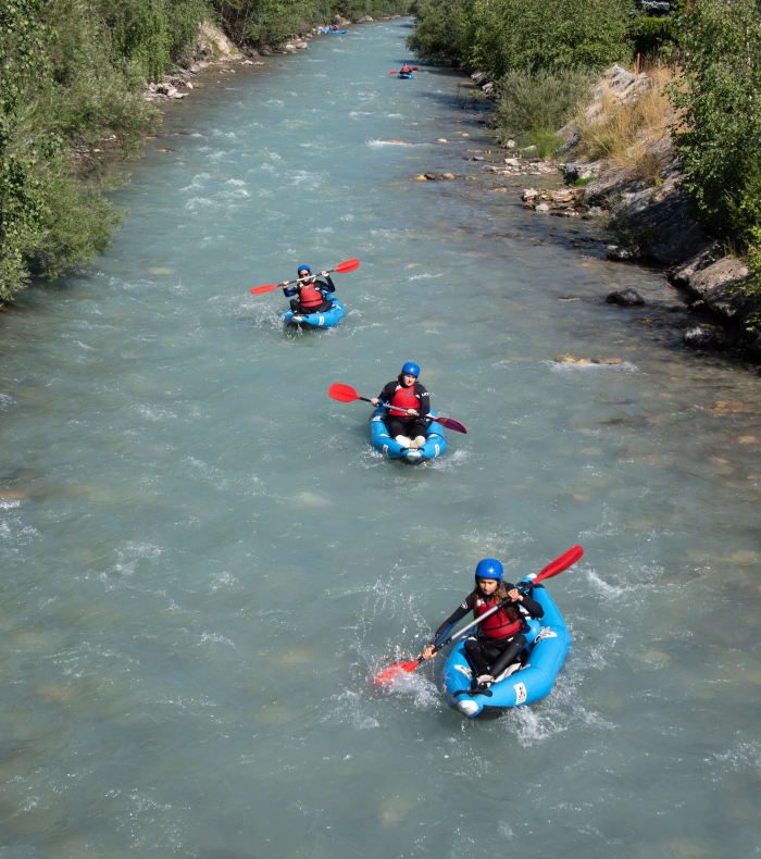 Eaux vives et rafting évolution Serre Che
