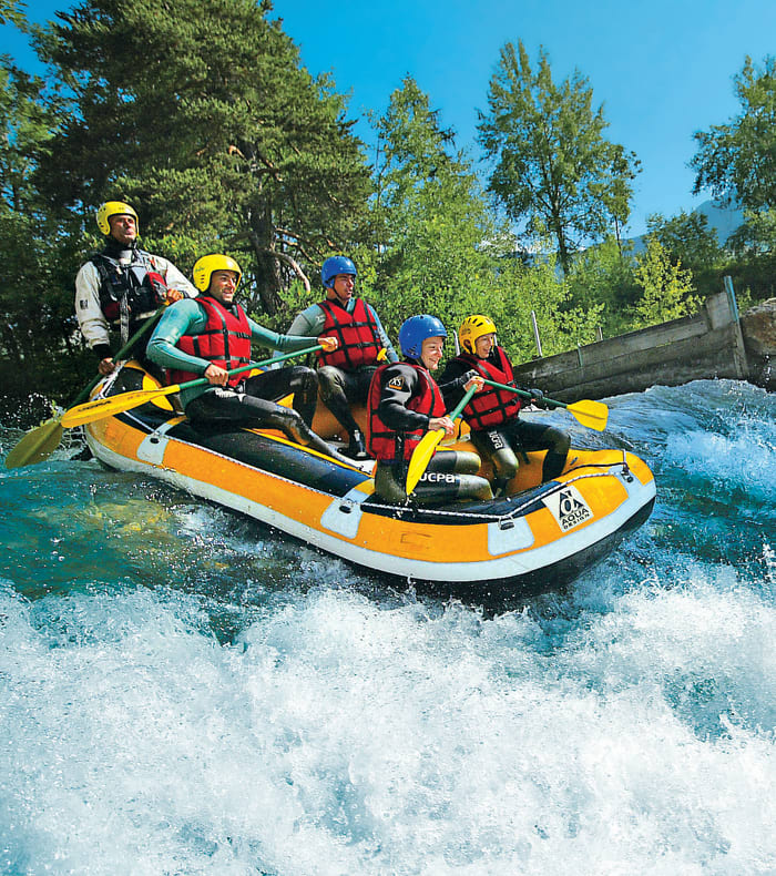 Strømfyldt vand og rafting for begyndere