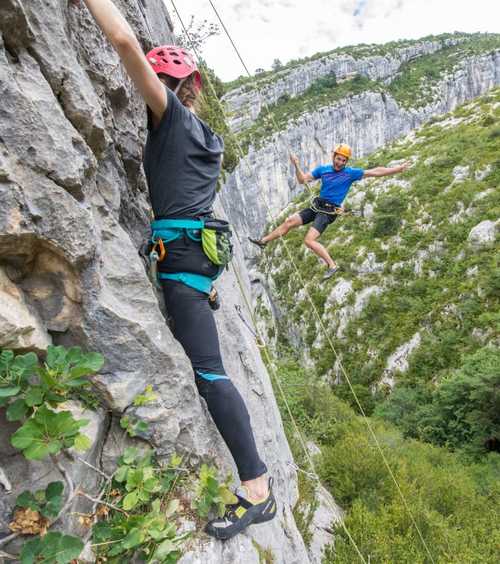 Escalade grandes voies Initiation