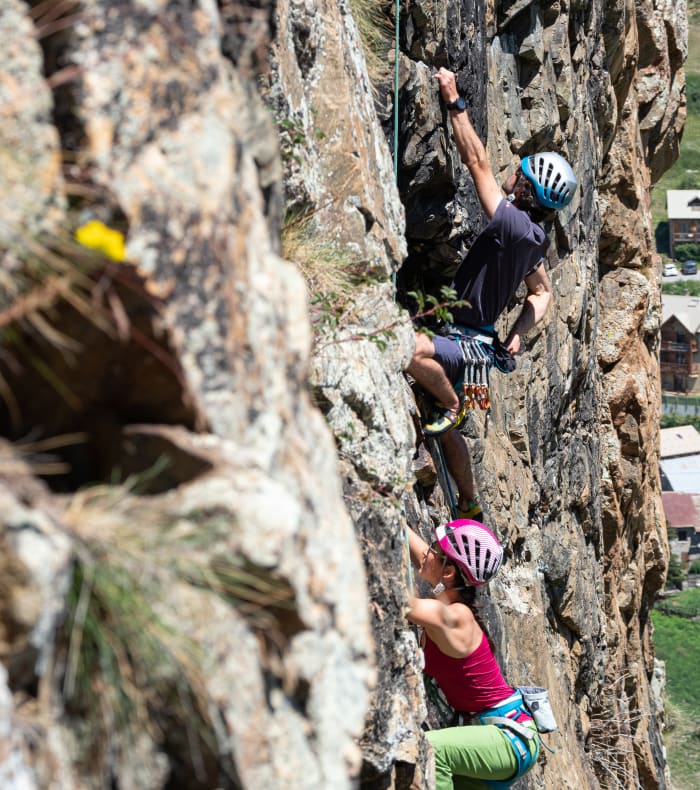 Escalade initiation grandes voies