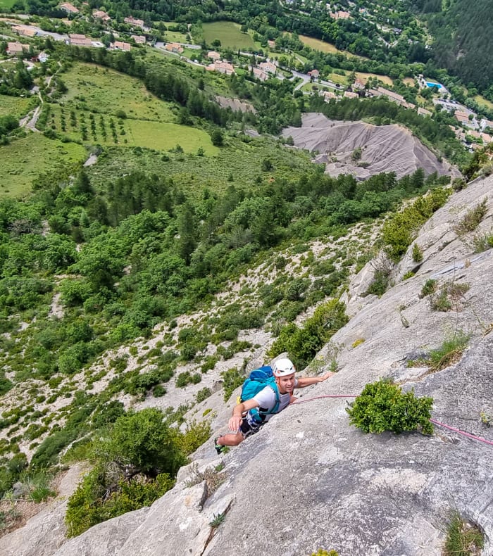 Escalade initiation grandes voies