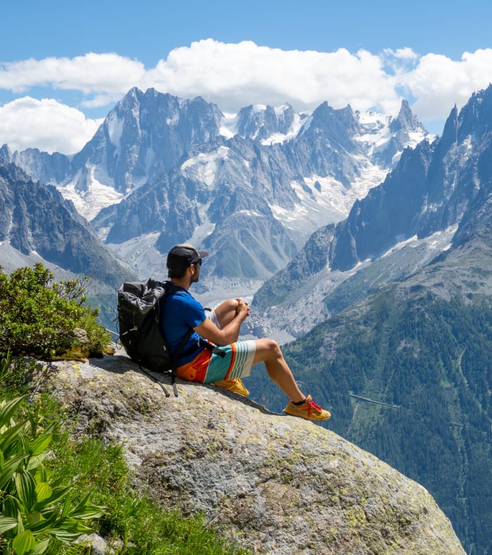 Ansigt mod Mont Blanc