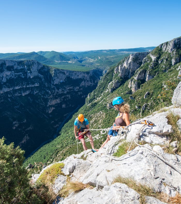 Grandes Voies : les grands classiques du Verdon en 5 jours