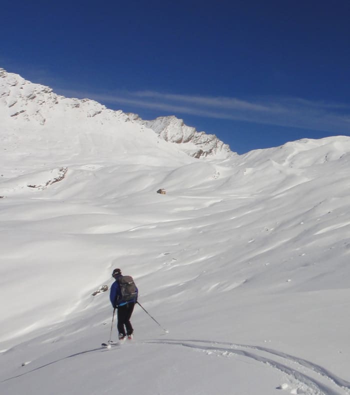 Introduktion til skitouring i Queyras-bjergene