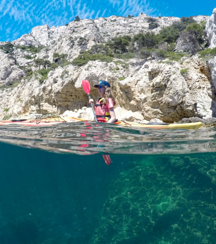 Kayak de mer et randonnée : calanque Terre et Mer en 5 jours happy Summer