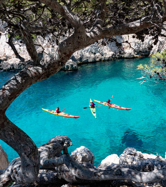 Kayak de mer et randonnée : calanque Terre et Mer en 5 jours happy Summer