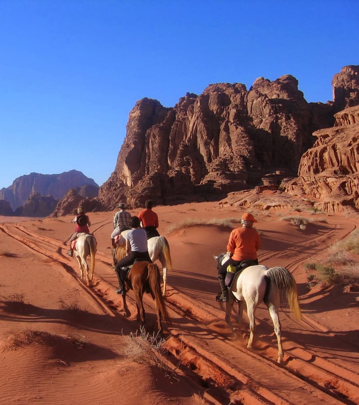 Rytterne i Wadi Rum