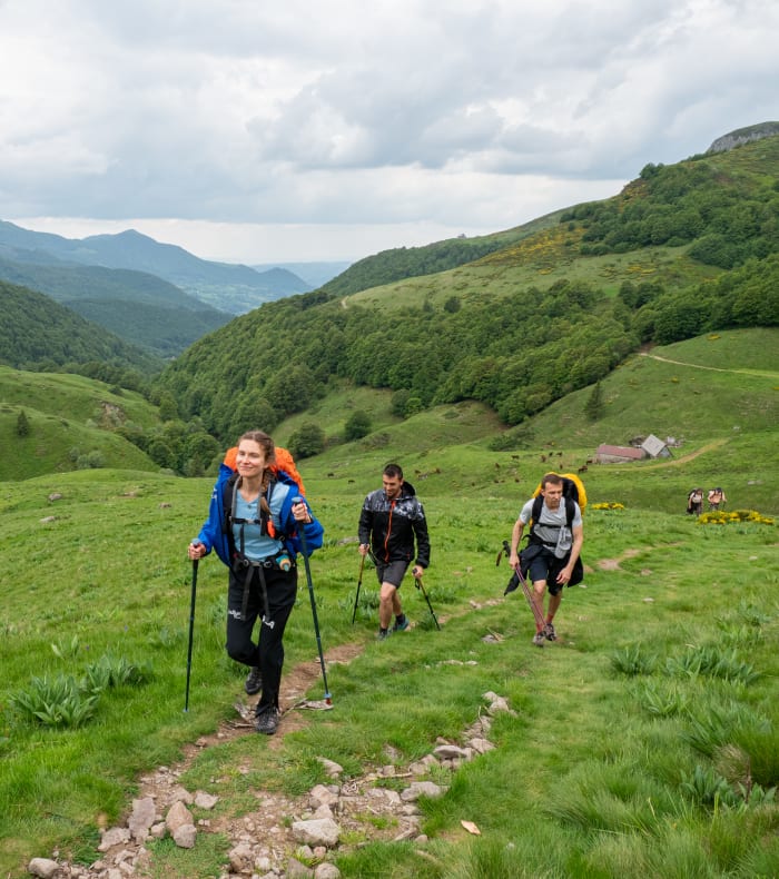 Les plus beaux sentiers, entre Haut Allier et Compostelle