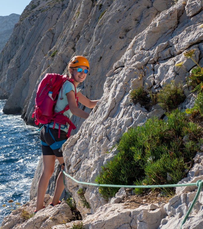 Micro aventure Escalade dans la calanque de Sormiou