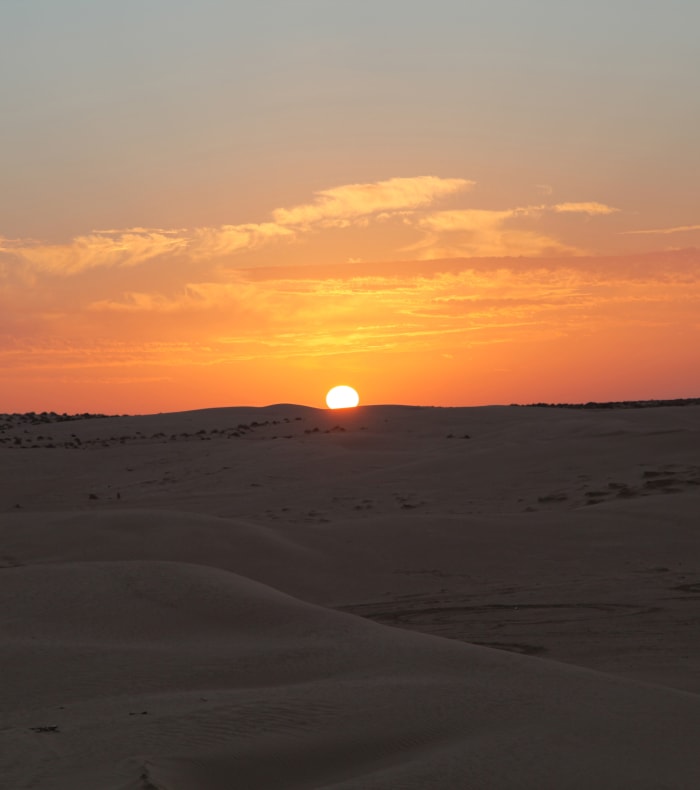 Nouvel An dans les dunes du Grand Erg Oriental