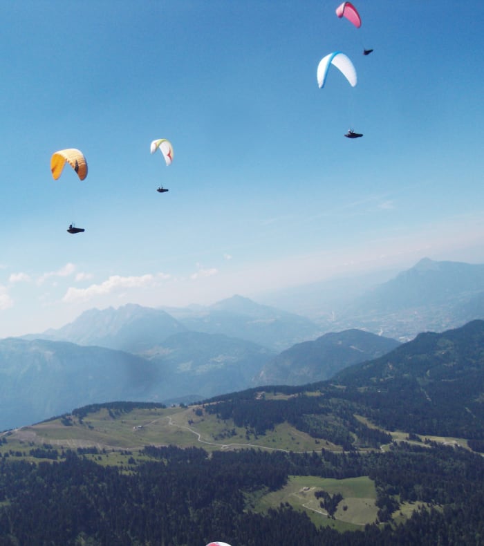 Paragliding Vandring og Flyvning Haute Savoie