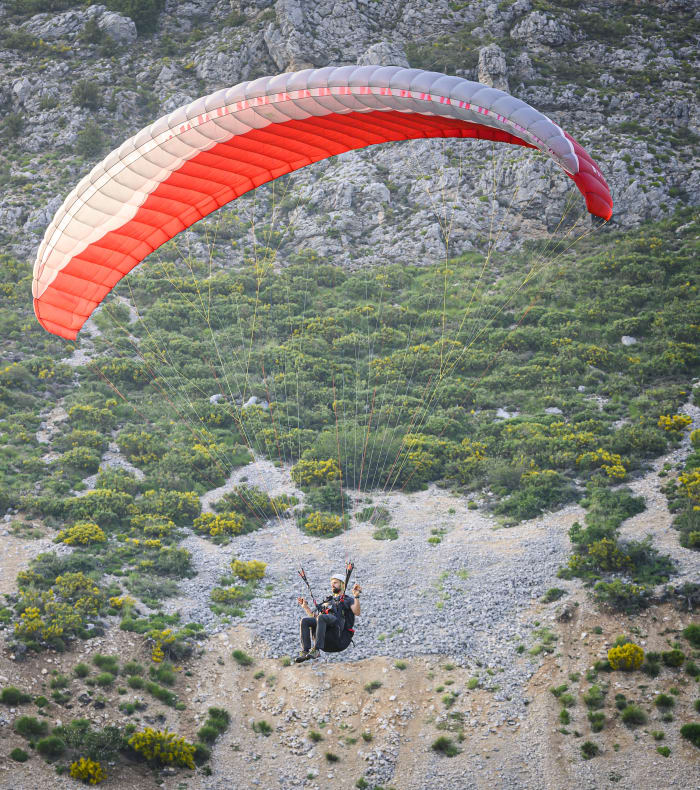 Paragliding for advanced