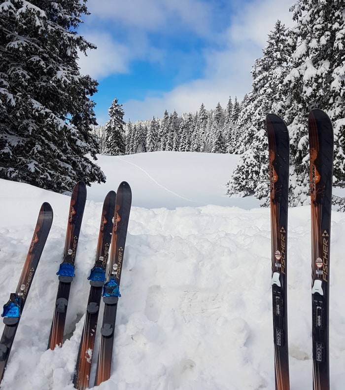 Premier raid ski et pulka dans le Jura