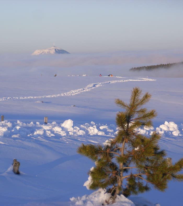 Rando hivernale et bien être en Auvergne 