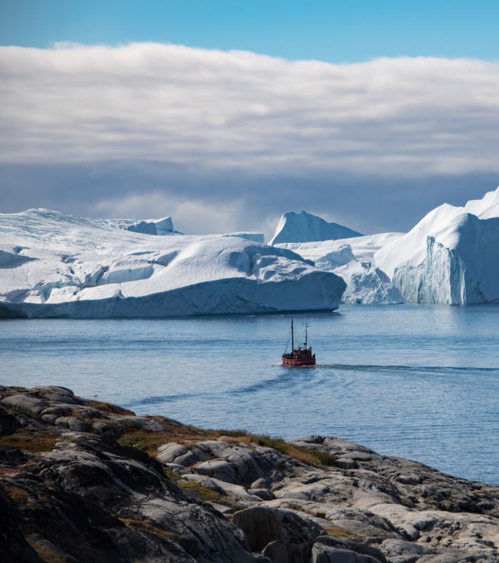 Randonnée et kayak en baie de Disko