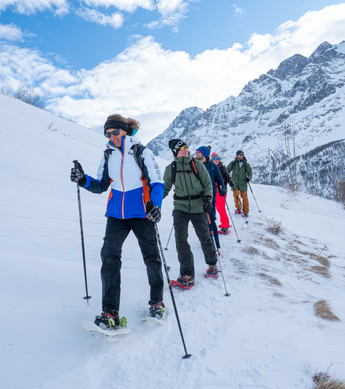 Snesko højde Italien