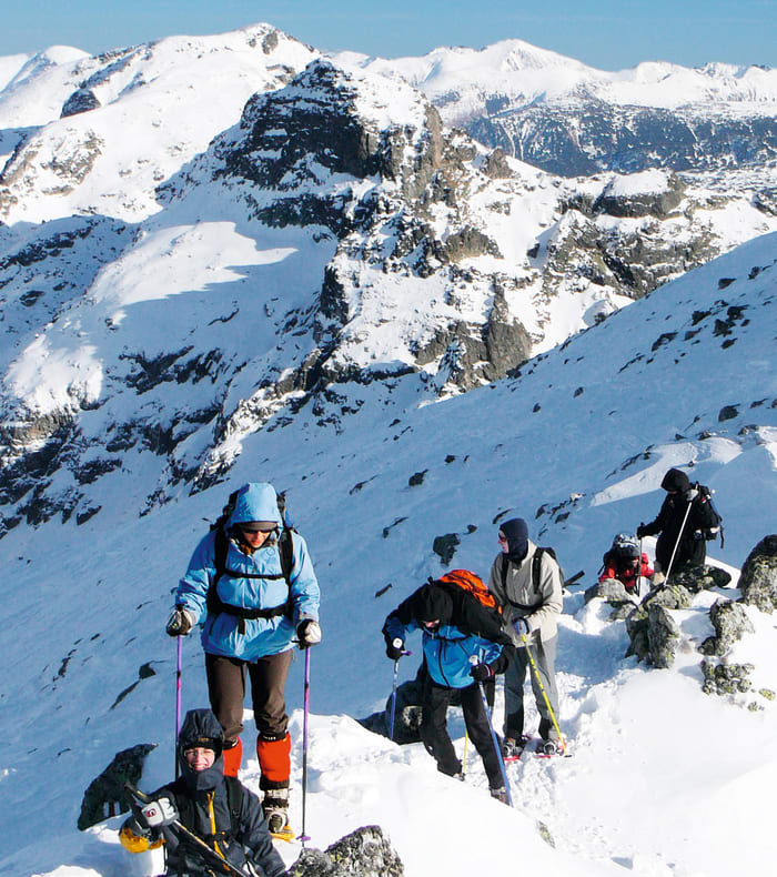 Raquettes dans les Balkans