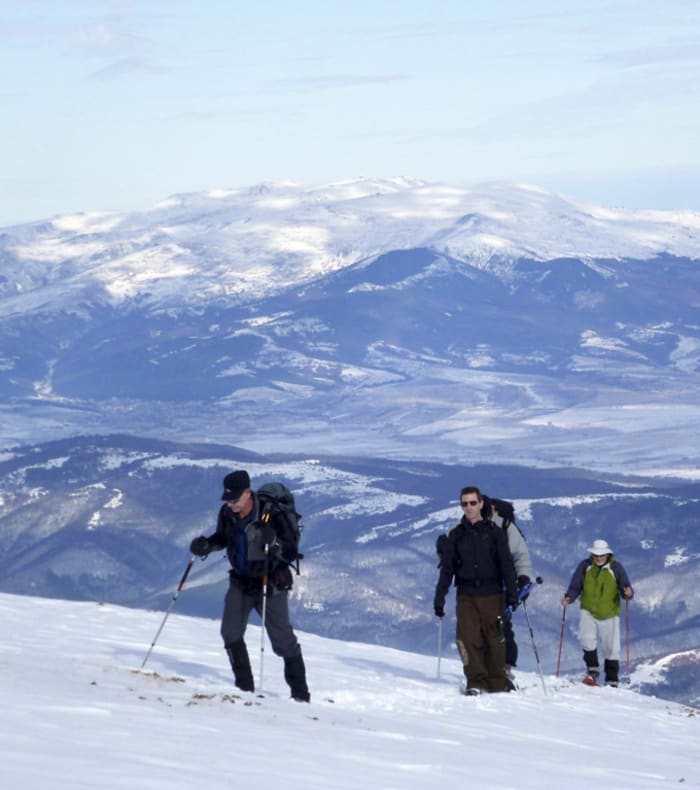 Raquettes dans les Balkans