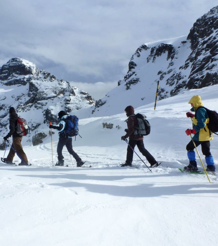 Raquettes dans les Balkans