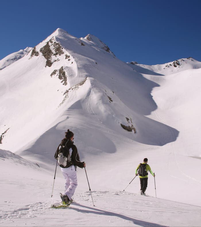 Raquettes féériques dans le massif des Encantats