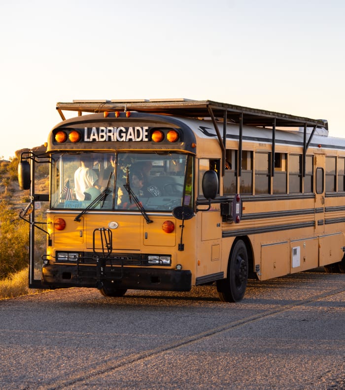 School bus en Basse-Californie
