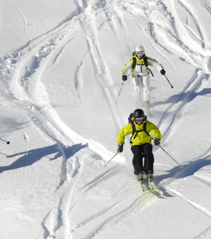 Off-piste skiløb Alperne