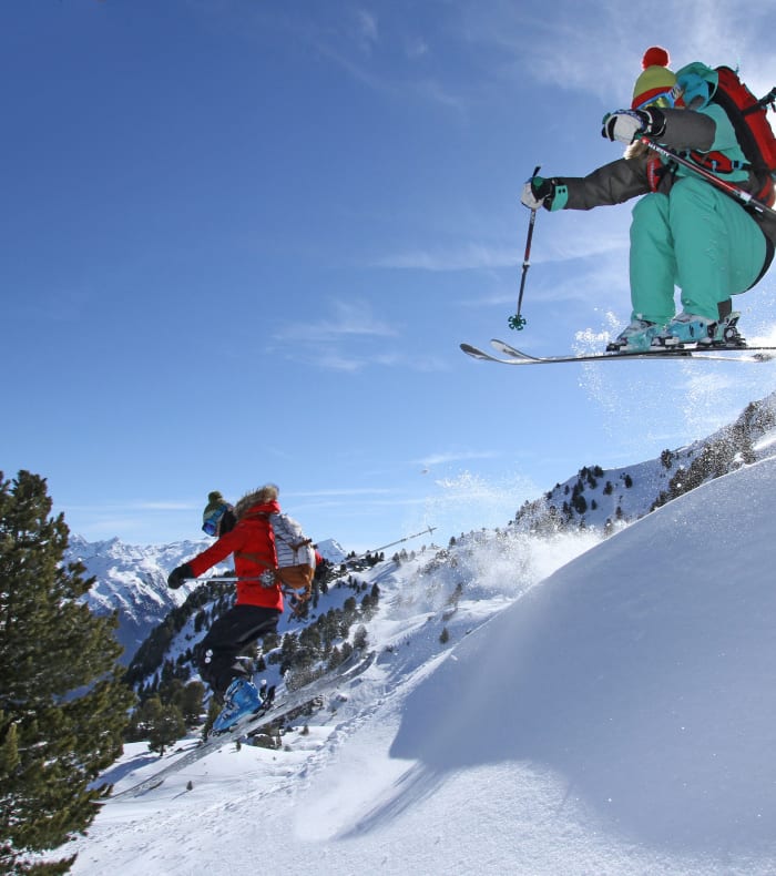 Ski hors-piste expert pentes raides